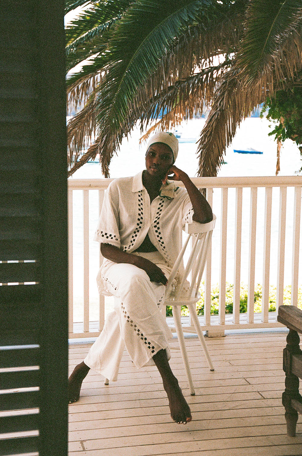 SAMPLE-Alyssia Pants - White