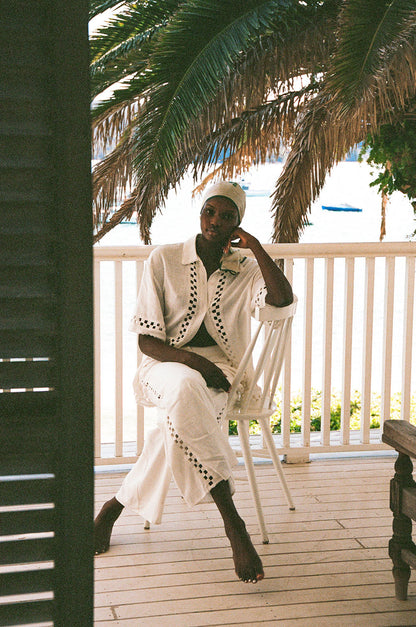 SAMPLE-Alyssia Pants - White