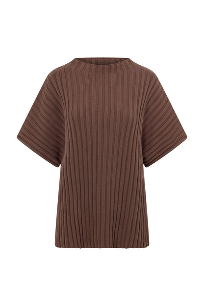 Celine Top - Chocolate