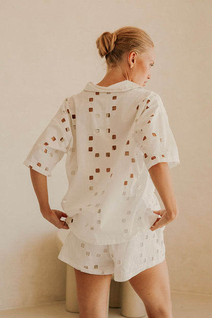 SAMPLE-Ellakai Top - Cutwork