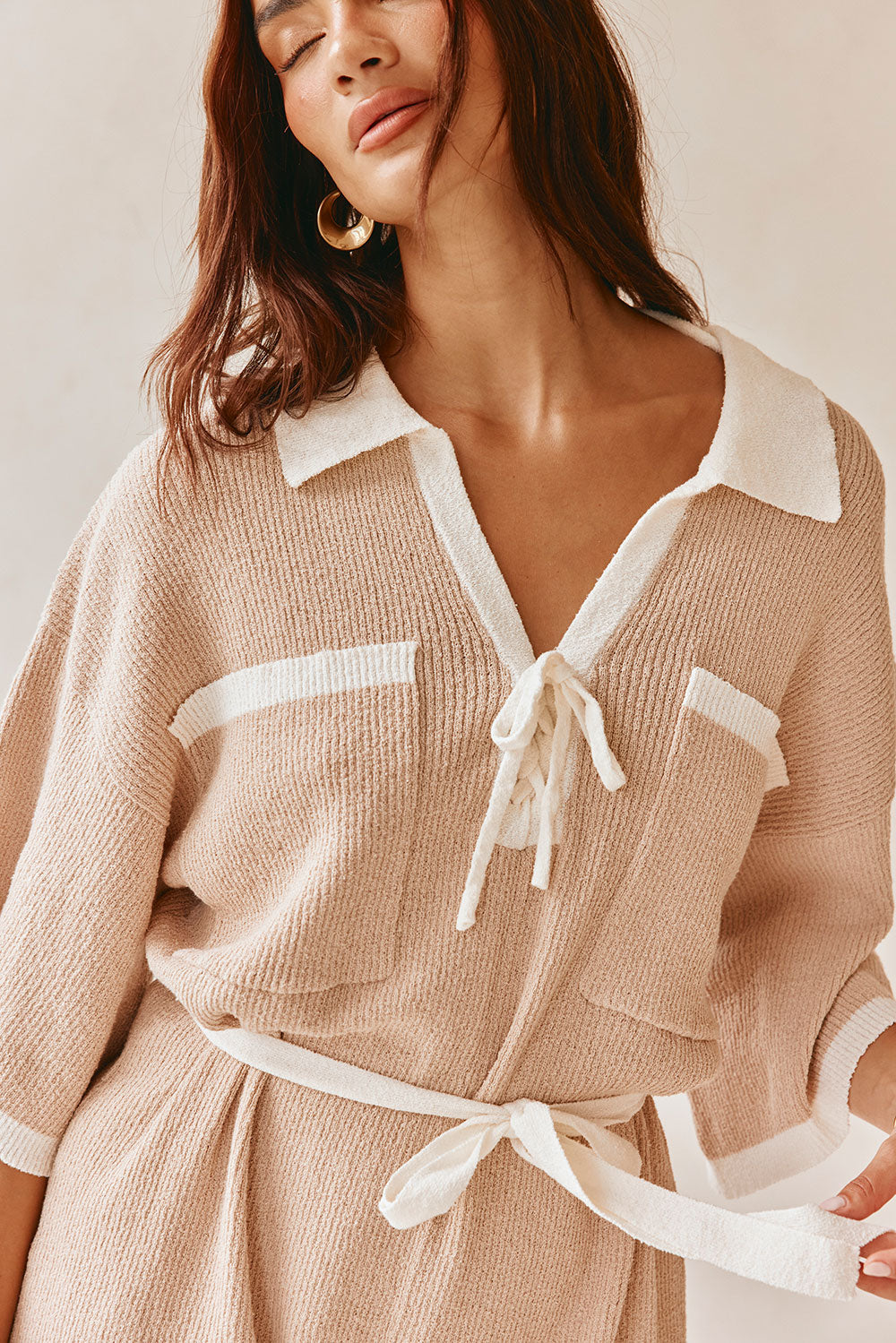 SAMPLE-Sammi Playsuit - Tan