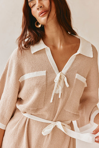 SAMPLE-Sammi Playsuit - Tan