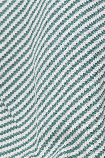 Mallory Shorts - Teal Stripe