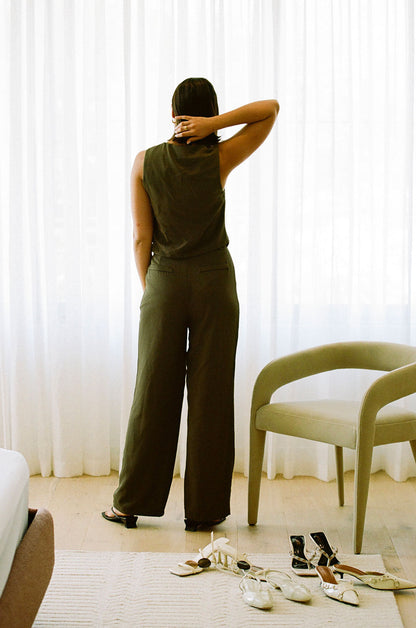 SAMPLE-Remi Pants - Chocolate