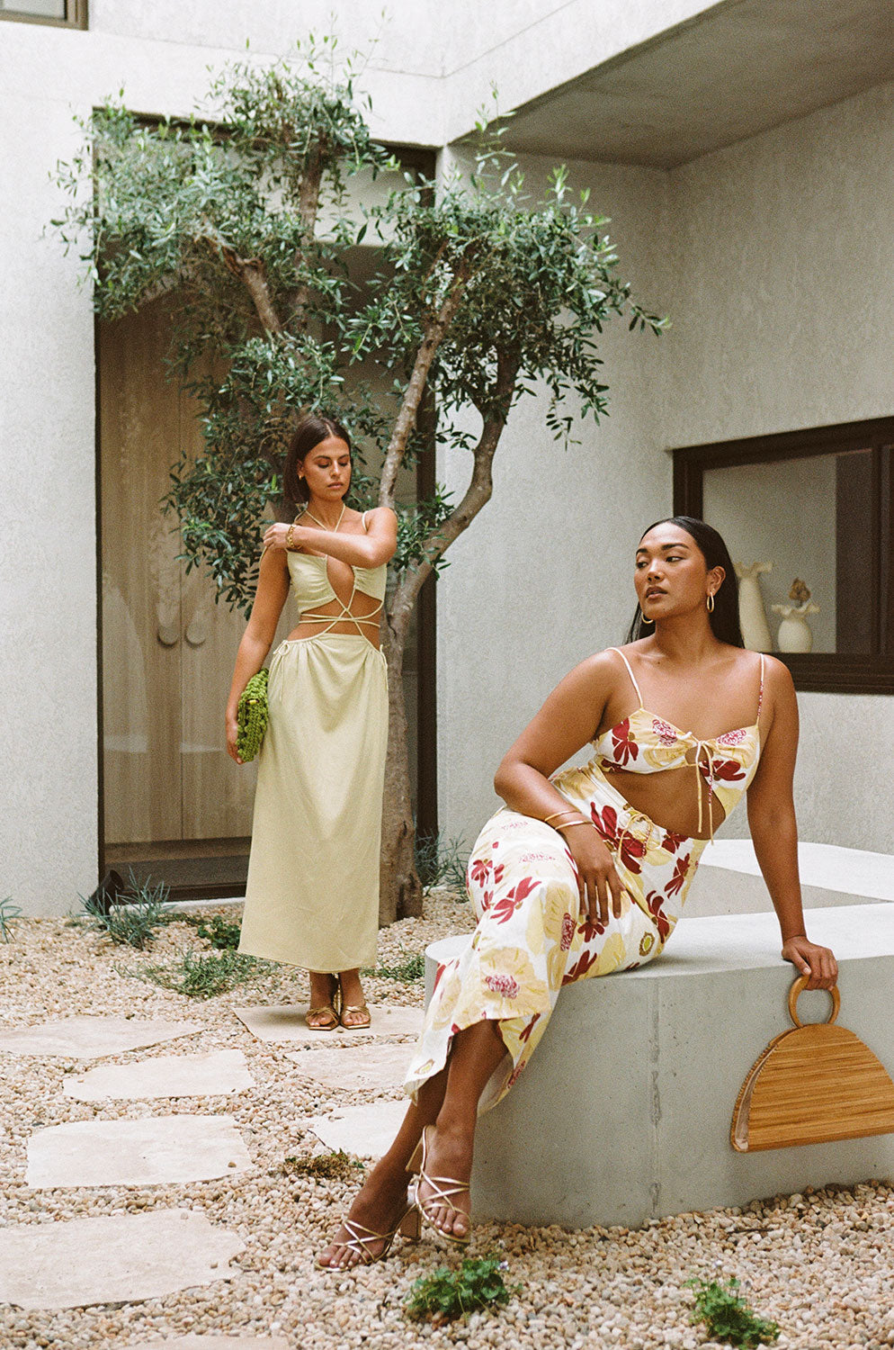 SAMPLE-Aster Cutout Dress - Dusk Lily