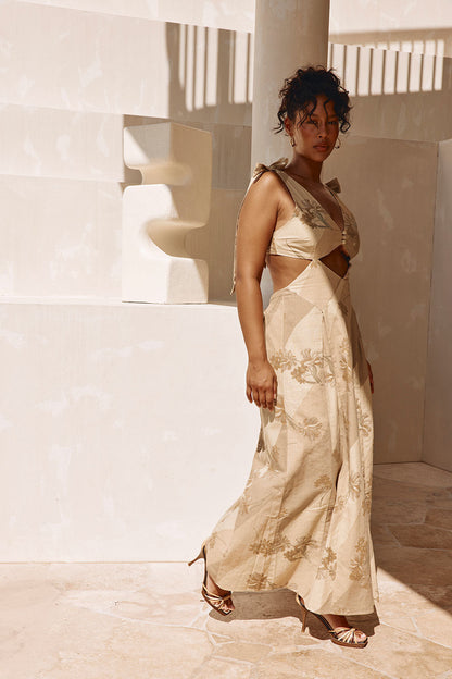 Maivie Dress - Tawny Bloom