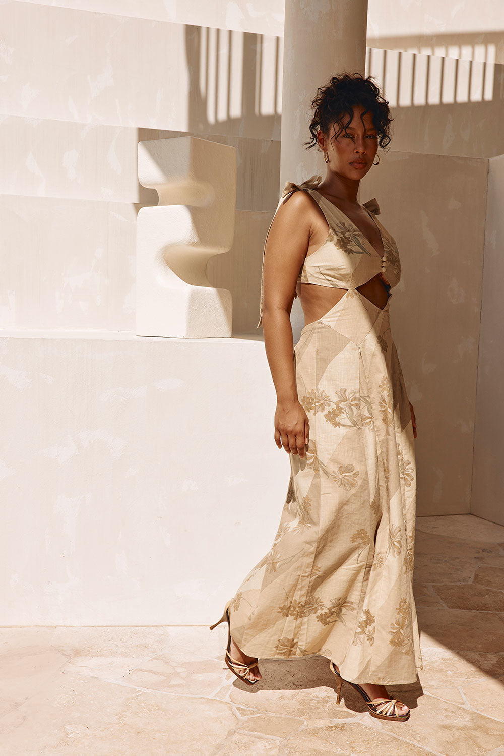 SAMPLE-Maivie Dress - Tawny Bloom