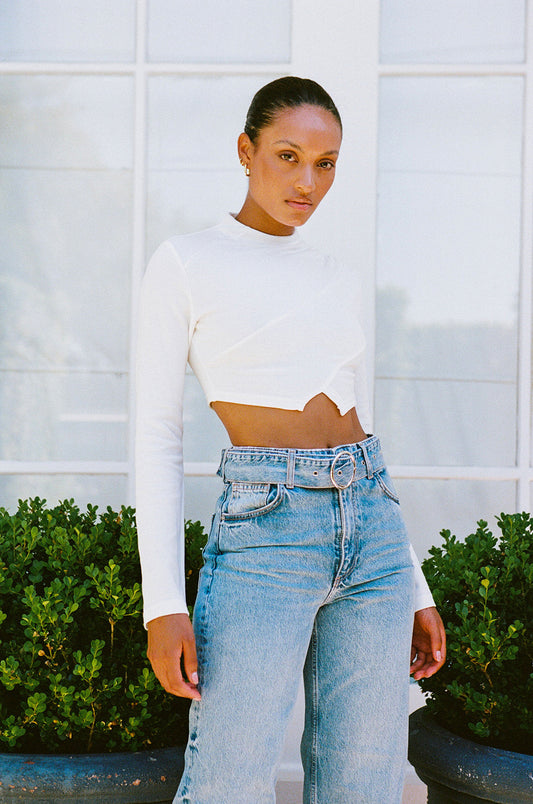 SAMPLE-Azores Top - White