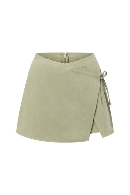 Rocio Wrap Skort - Green