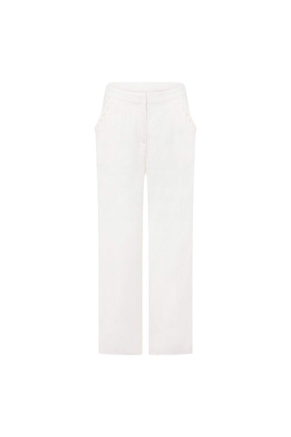 SAMPLE-Alyssia Pants - White