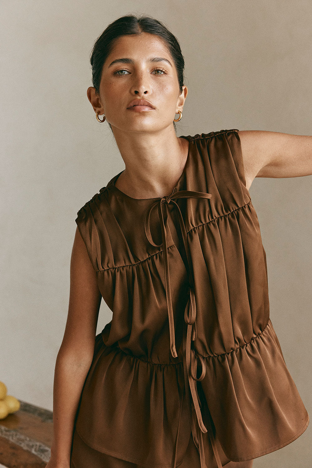 Juliette Top - Chocolate