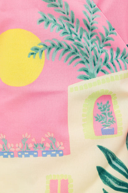 SAMPLE-Scarlett Wrap Dress - Vista Pink