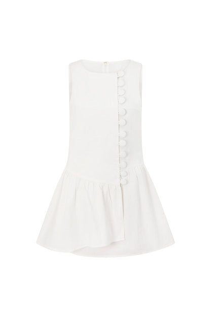 SAMPLE-Alfresco Dress - White