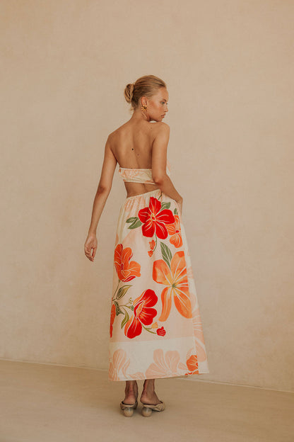 SAMPLE-Fei Dress - Petal Scarf