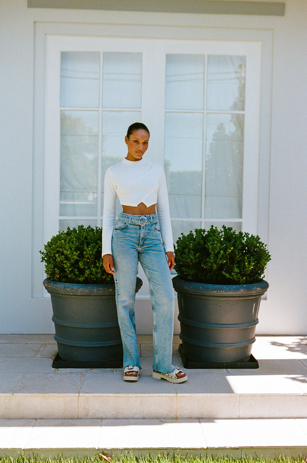 SAMPLE-Azores Top - White