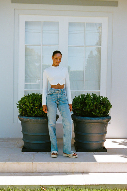 SAMPLE-Azores Top - White