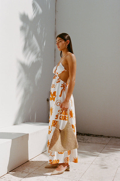 SAMPLE-Toulouse Maxi Dress - Objects Cream