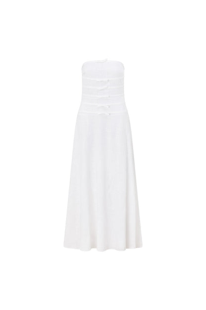 Palais Maxi Dress - White
