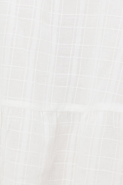 SAMPLE-Hazel Top - White