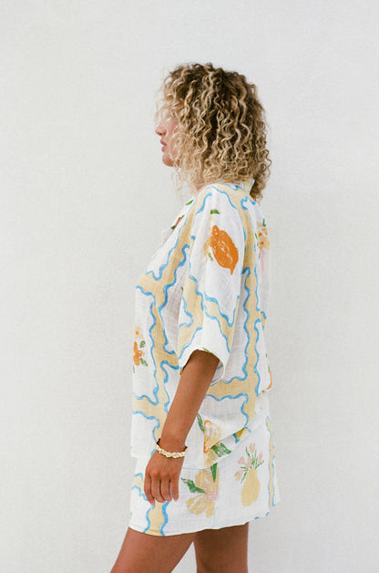 Korey Top - Flower Pots