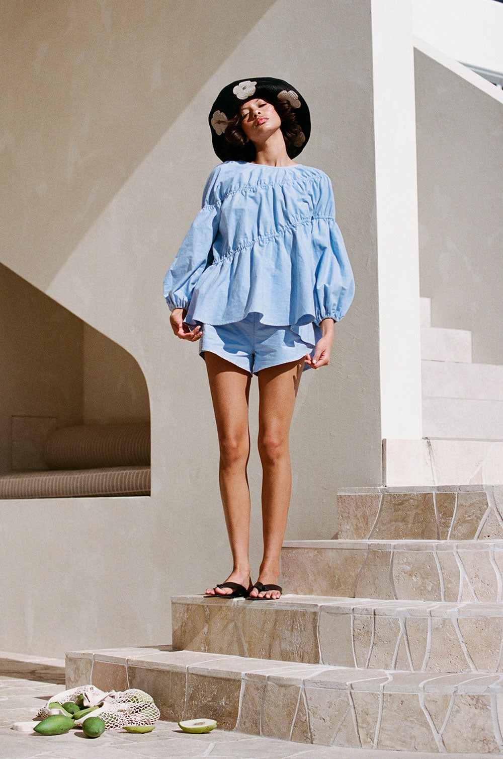 SAMPLE-Akel Top - Blue