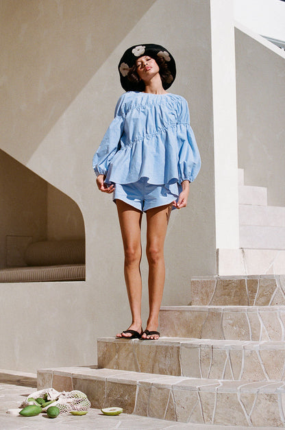 SAMPLE-Akel Top - Blue