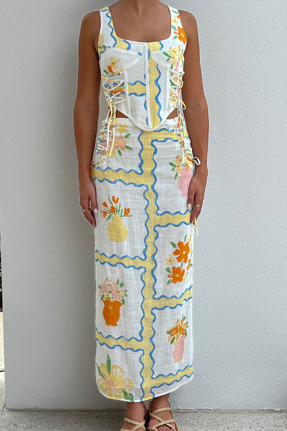 SAMPLE-Taleah Top - Flower Pots