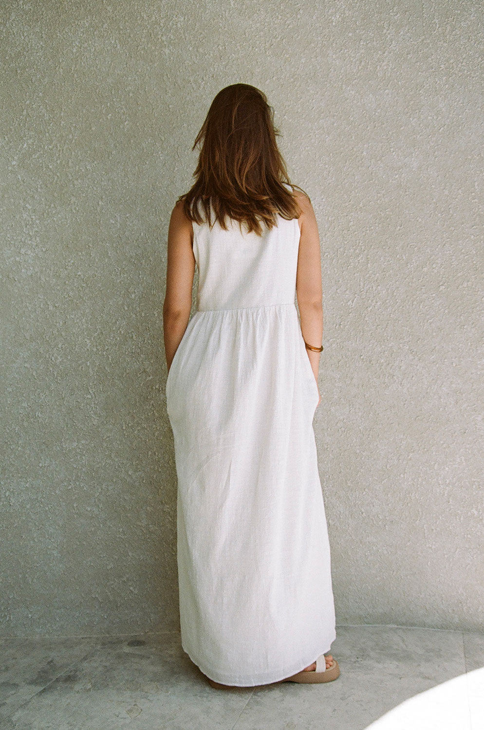 SAMPLE-Hara Dress - White