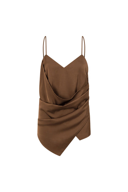 Zarah Top - Chocolate