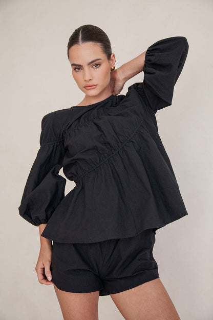 SAMPLE-Akel Top - Black