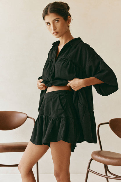 SAMPLE-Luna Shorts - Black