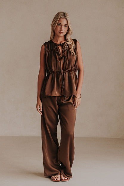 Juliette Top - Chocolate