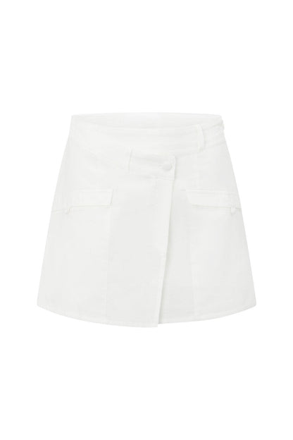 SAMPLE-Paige Skort - White