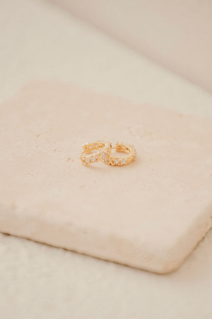 Emeline Huggie Earrings