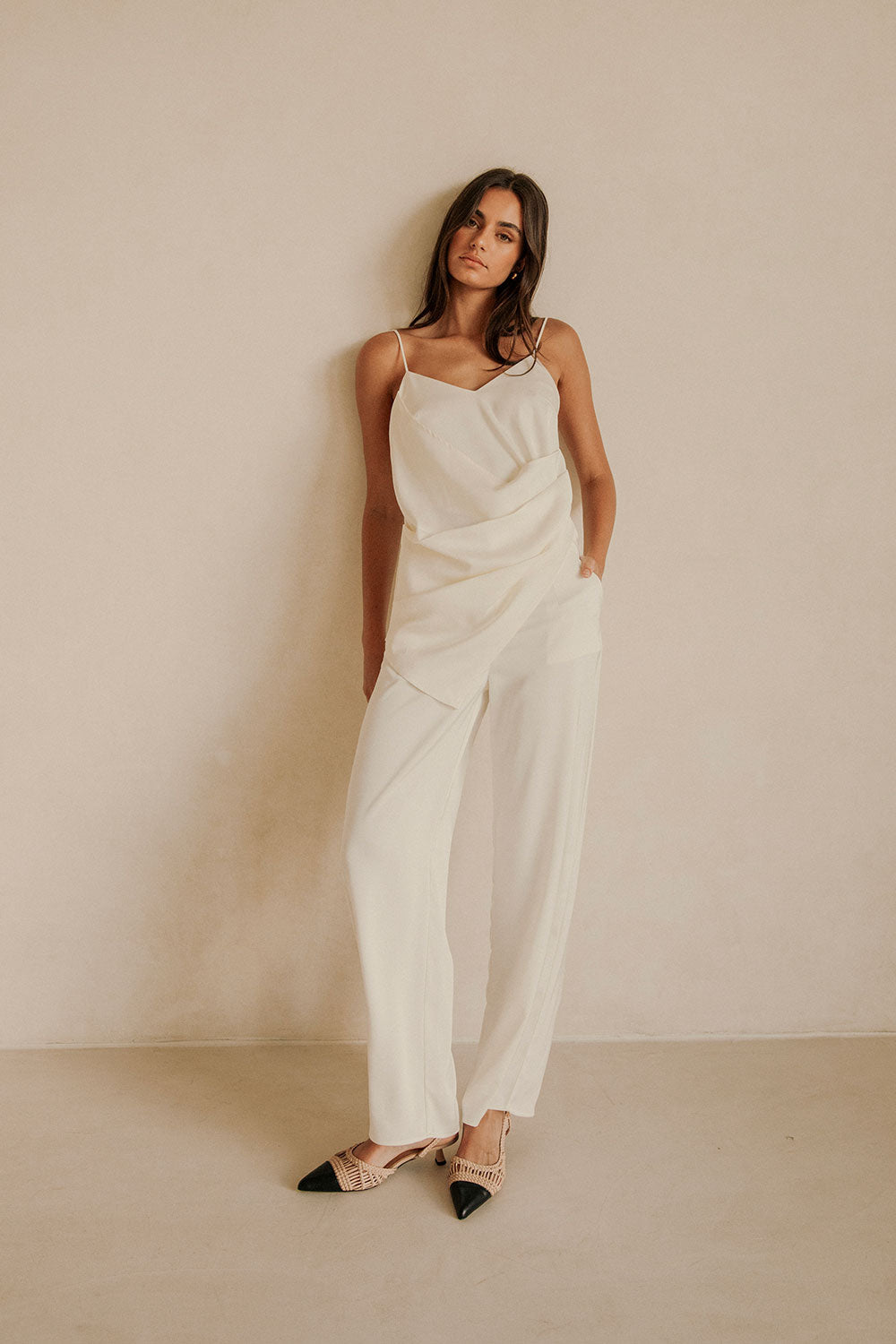 SAMPLE-Zarah Top - Ivory