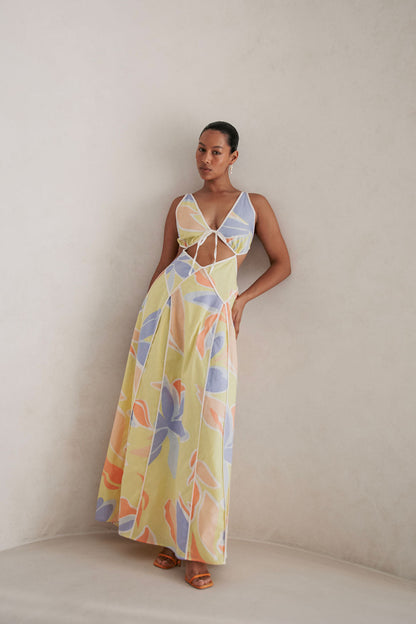 SAMPLE-Eliska Dress  - Elia Purple