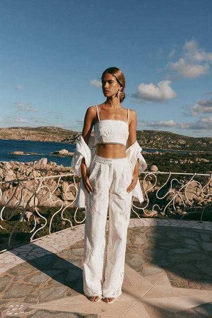 SAMPLE-Nissi Top - Corallo Bianca