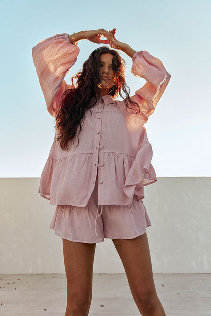 SAMPLE-Huxley Top - Blush