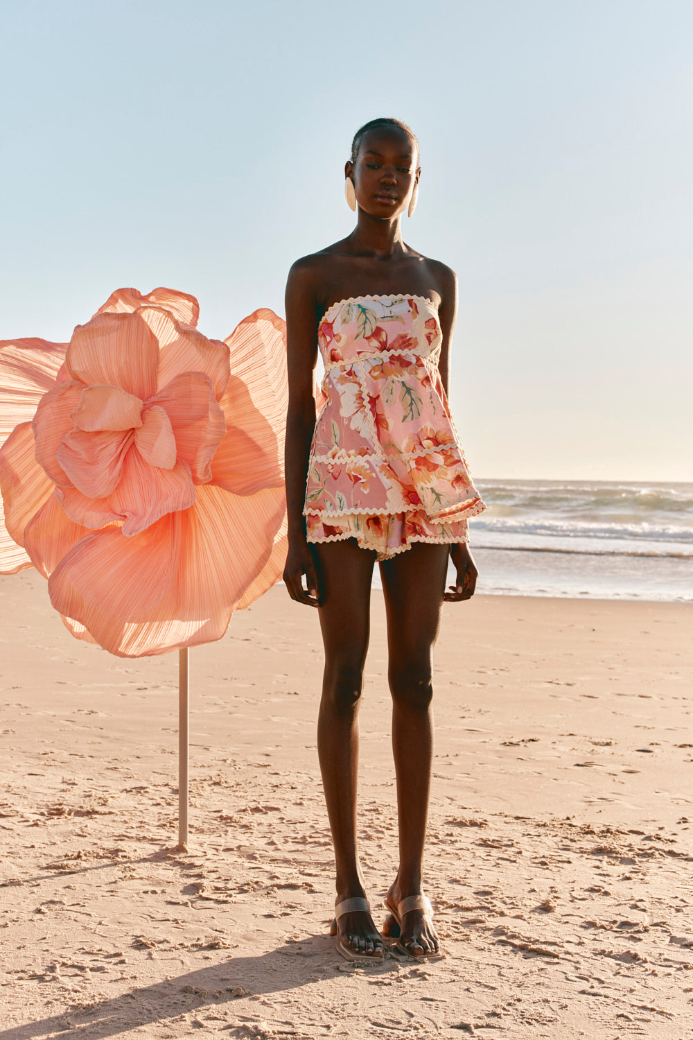 Hera Playsuit - Desert Rose