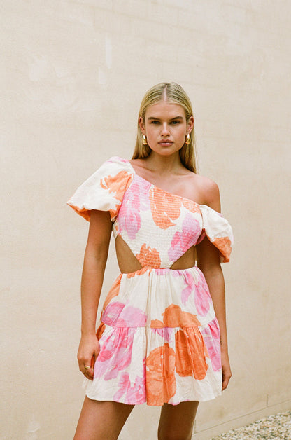 SAMPLE-Raffy Dress - Solstice Pink