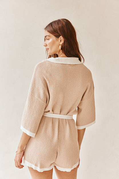SAMPLE-Sammi Playsuit - Tan