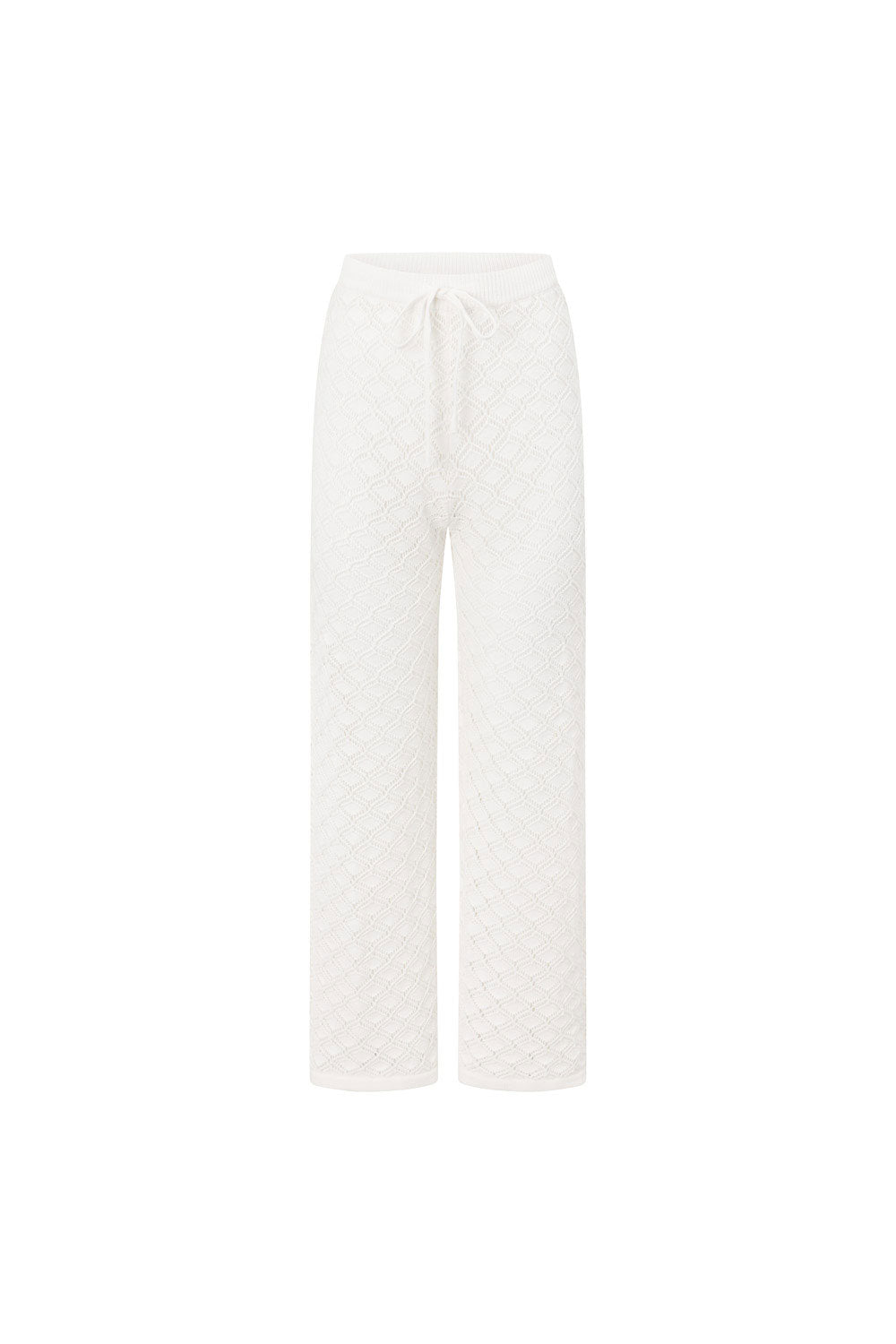 SAMPLE-Aya Pants - White Knit