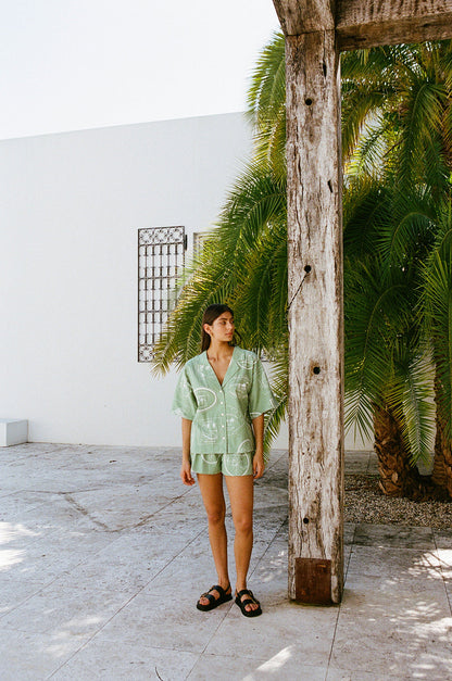 SAMPLE-Seona Top - Luggage Labels