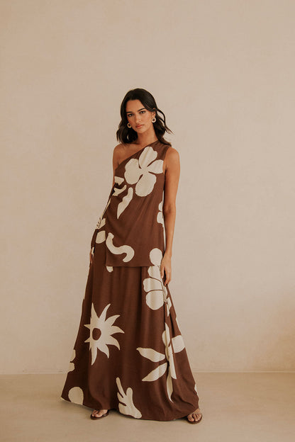 SAMPLE-Lessi Dress - Galene Brown