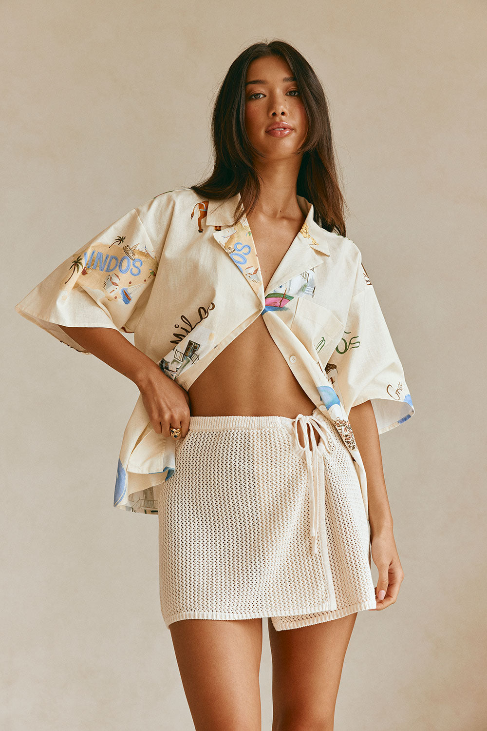 SAMPLE-Priya Skirt - Vanilla