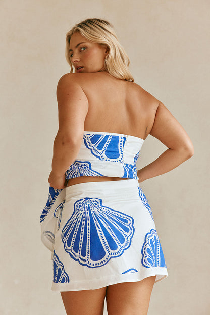 SAMPLE-Ciera Wrap Skirt - Seashell