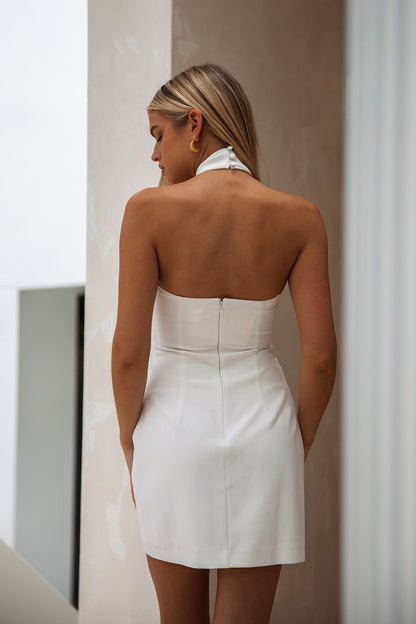 SAMPLE-Amaris Halter Dress